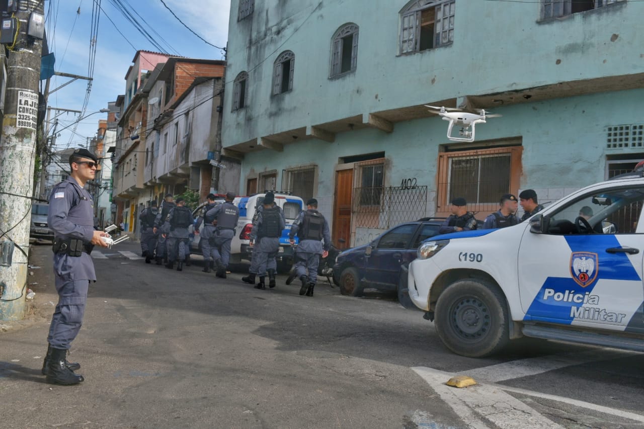 Operação da Polícia Militar no Complexo da Penha, em Vitória