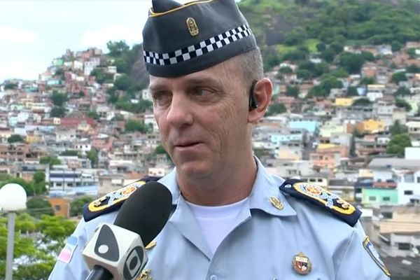 Comandante da Polícia Militar do Espírito Santo, coronel Márcio Eugênio Sartório