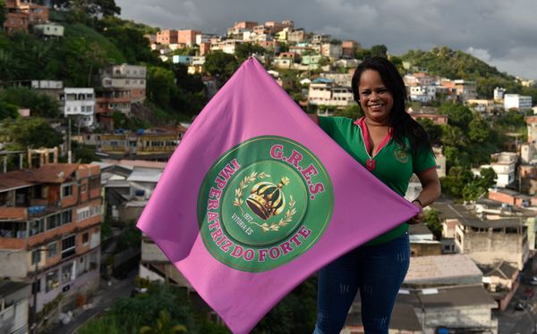 Data: 07/02/2019 - ES - Vitória - Penha Lemos, integrante da escola de samba Imperatriz do Forte - Editoria: Cidades - Foto: Vitor Jubini - GZ por Vitor Jubini