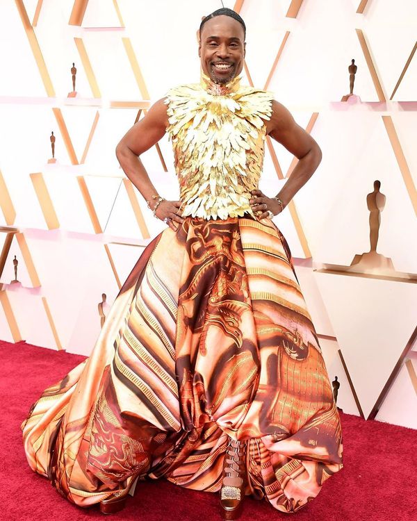 Oscar 2020: o ator Billy Porter. Crédito: Reprodução/Instagram @followerinfashion