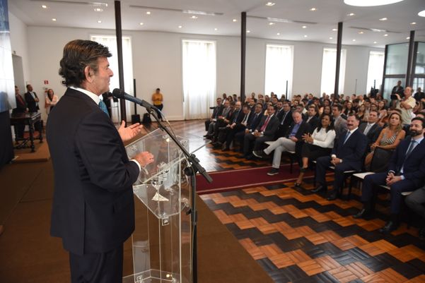 Luiz Fux, ministro do STF, em palestra de abertura do ano letivo do Programa de Residência da PGE. Evento foi realizado no Palácio Anchieta por Ricardo Medeiros