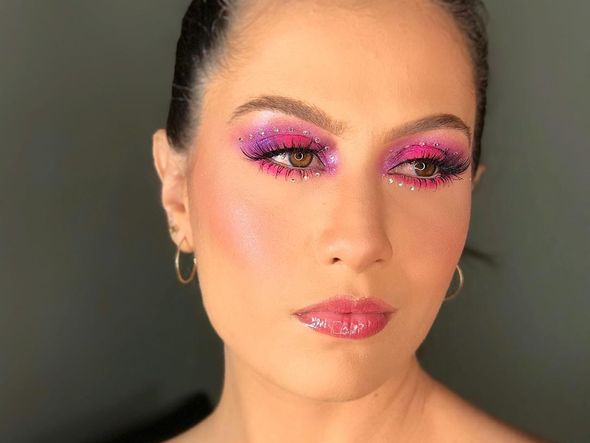 Make de carnaval de Rhaiany Falcão para Espaço Nales por Divulgação