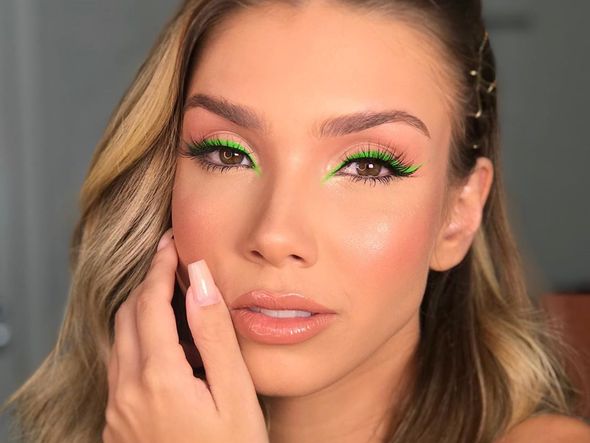 Make de carnaval de Rhaiany Falcão para Espaço Nales por Divulgação