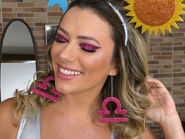 Make de carnaval de Vic Beleza por Divulgação