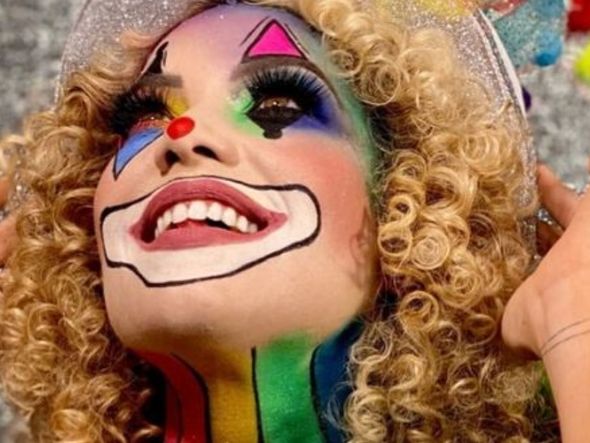 Make de carnaval feita por Jess Vieira para stúdio Marcella Moraes por Divulgação