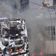 Carro foi incendiado na rua Marins Alvarino, em Itararé