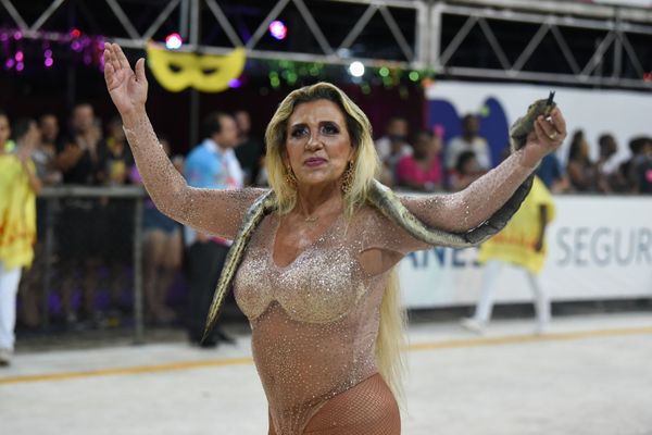 Homenageando Luz Del Fuego e com Rita Cadillac na composição, Chega Mais completa 40 anos de fundação por Ricardo Medeiros