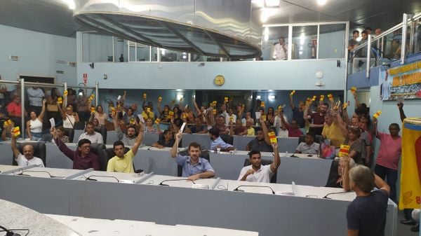 Filiados ao PSB de Vitória votam em Sérgio Sá como pré-candidato a prefeito do partido na Capital. Crédito: Letícia Gonçalves