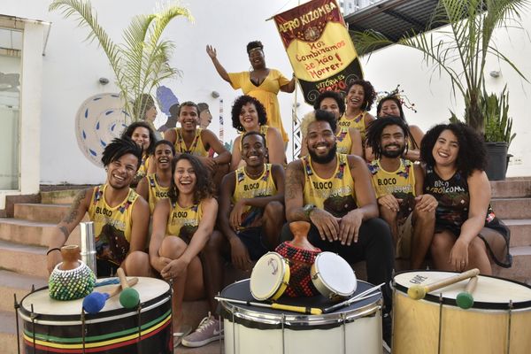 Bloco Afro Kizomba desfila no sábado (22), a partir das 15h, no Centro de Vitória . Crédito: Vitor Jubini