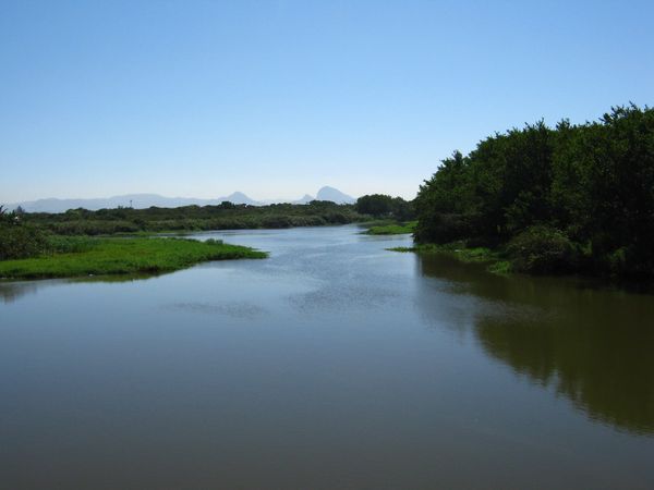 Rio Jucu na região da Barra do Jucu, em Vila Velha