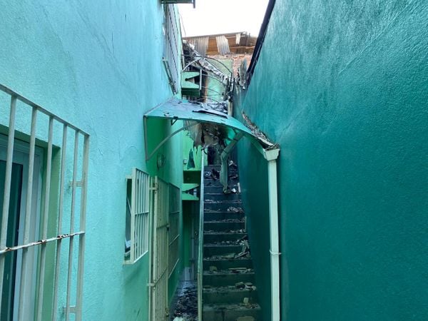 Área em que avião de pequeno porte caiu em Guarapari nesta quarta-feira (19) por Ascom | CBES