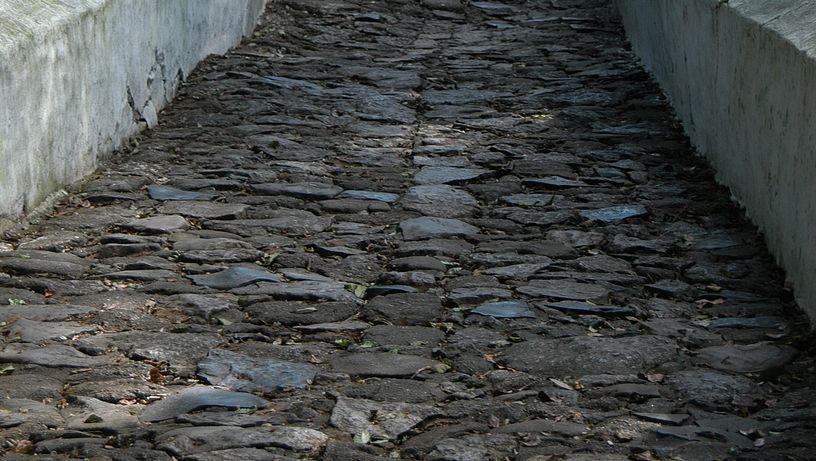  Ladeira de acesso ao Convento da Penha: local propício para exercícios também