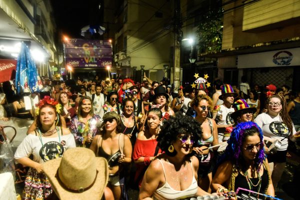 Bloco Maluco Beleza no Centro de Vitória nesta sexta-feira (21)