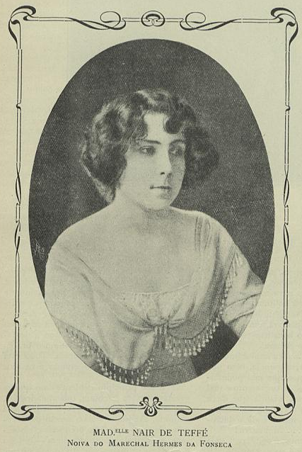 Nair de Teffé von Hoonholtz, mais conhecida como Nair de Teffé. Ex-primeira-dama do Brasil, esposa de Hermes da Fonseca por Reproduçao