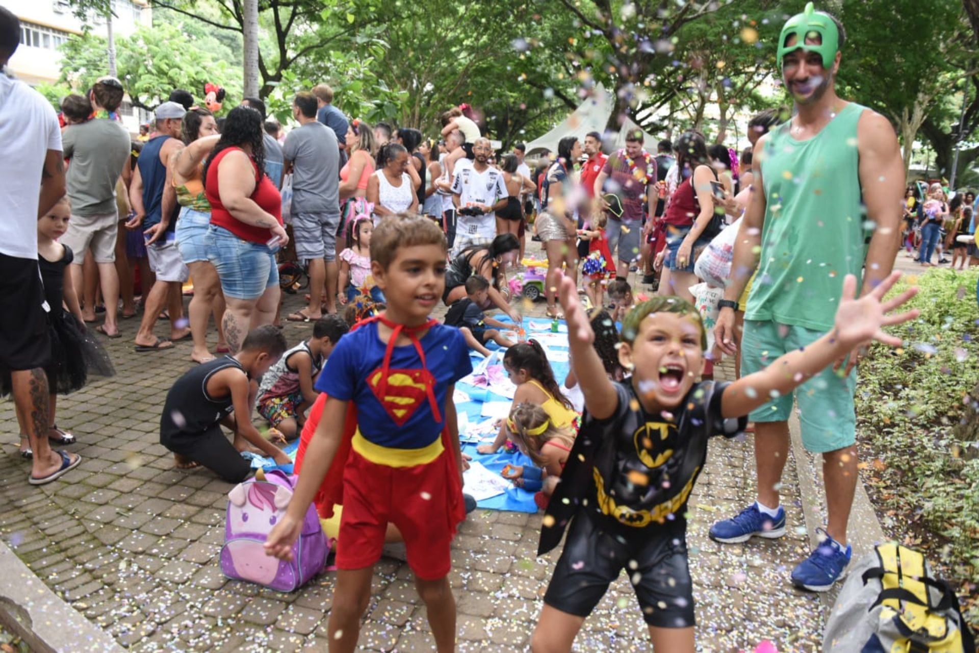 Crianças se divertem no Bloco Regionalzinho da Nair Foto: Ricardo Medeiros 