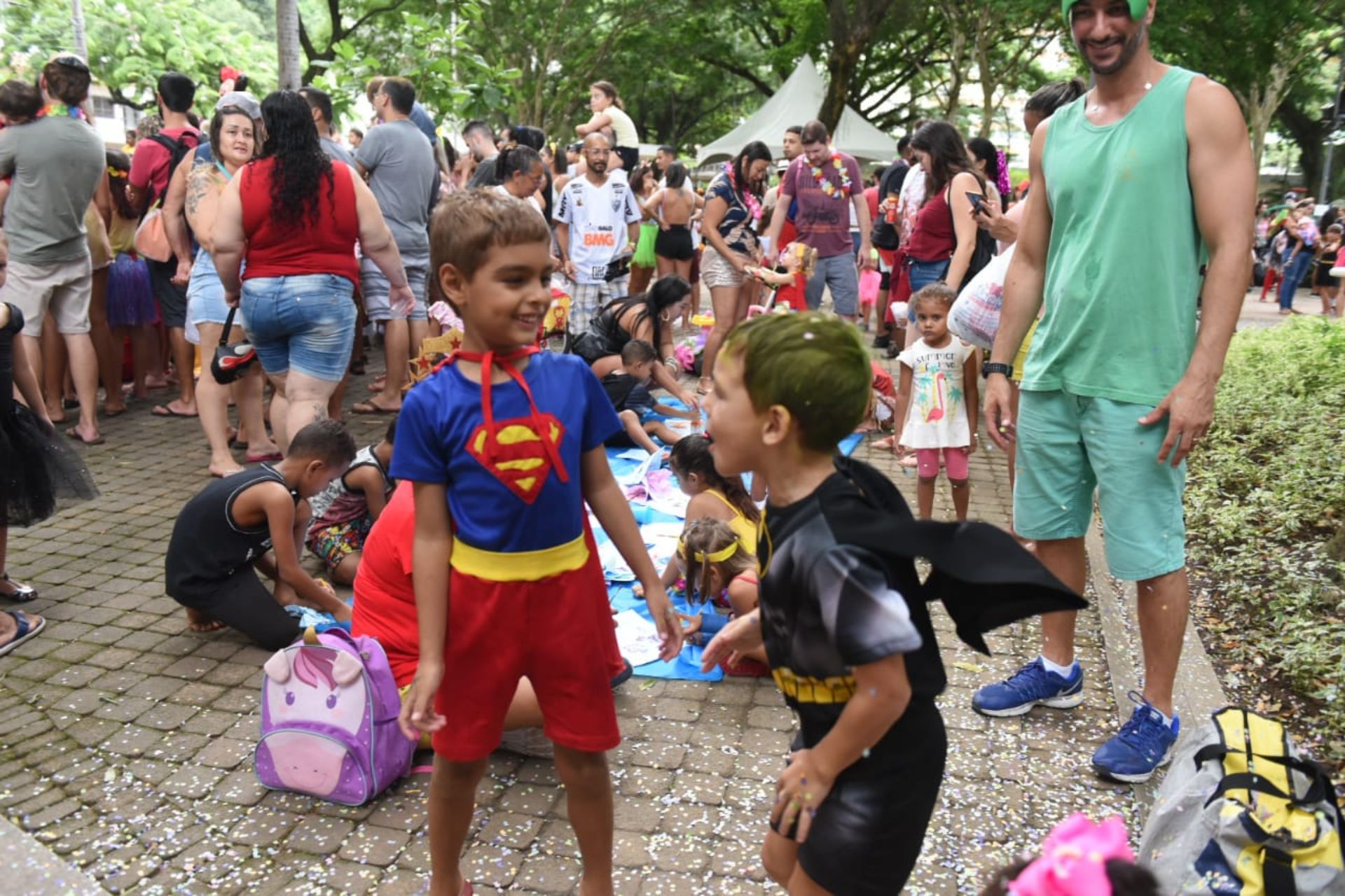 Crianças se divertem no Bloco Regionalzinho da Nair Foto: Ricardo Medeiros 