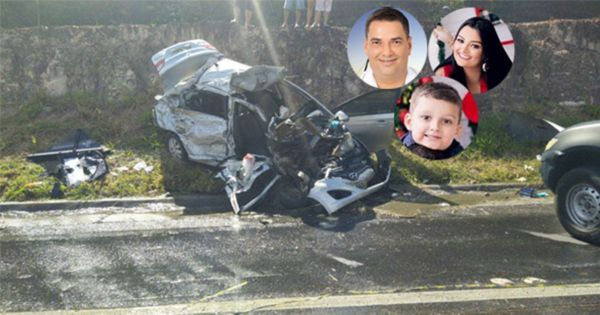 Cabo Porto morre com família em acidente na latura do km 101 da BR 101 . Crédito: Montagem
