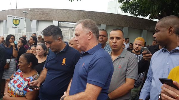 Casagrande participa de despedida de Cabo Porto. Crédito: Reprodução/TV Gazeta