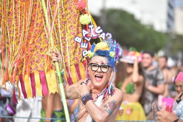 Para Silvia Fernanda, carnaval é tempo de sair em defesa da liberdade . Crédito: Fernando Madeira