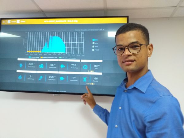 Para o engenheiro eletricista Pablo Rodrigues, a instalação de novas placas na Serra vai triplicar a capacidade de geração de energia limpa no Estado. Crédito: Divulgação