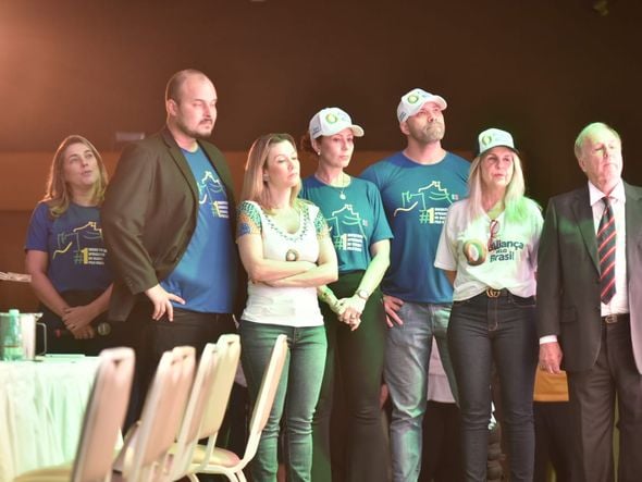 Aliança pelo Brasil: Apoiadores de Jair Bolsonaro em evento de filiação do novo partido, em Vitória por Fernando Madeira