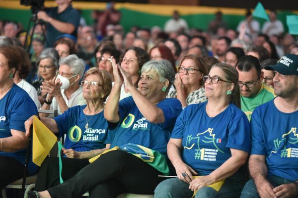 Aliança pelo Brasil: Apoiadores de Jair Bolsonaro em evento de filiação do novo partido, em Vitória por Fernando Madeira