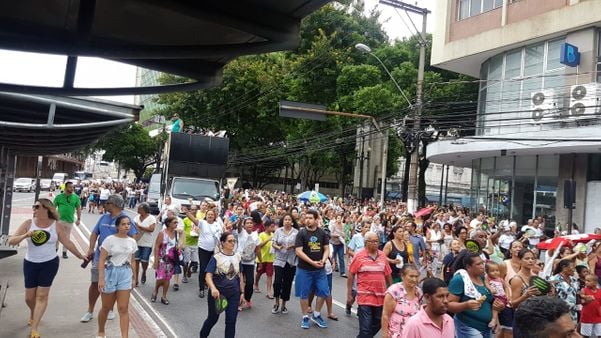 Abertura da Campanha da Fraternidade no Centro de Vitória por Glacieri Carraretto