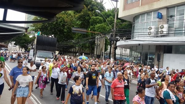 Abertura da Campanha da Fraternidade no Centro de Vitória por Glacieri Carraretto