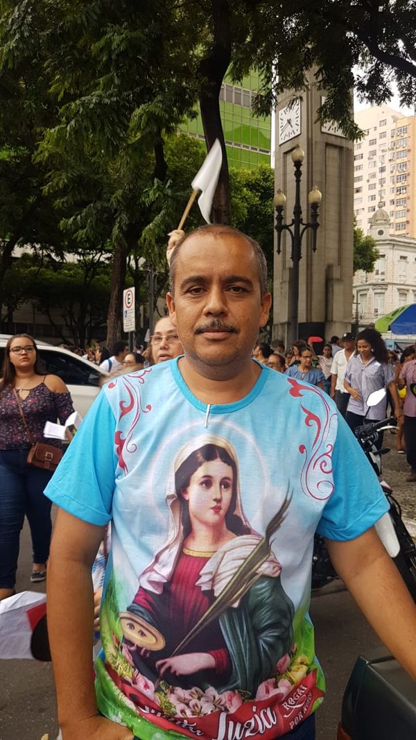 Sebastião Luiz, 45 anos, participou da Abertura da Campanha da Fraternidade por Glacieri Carraretto