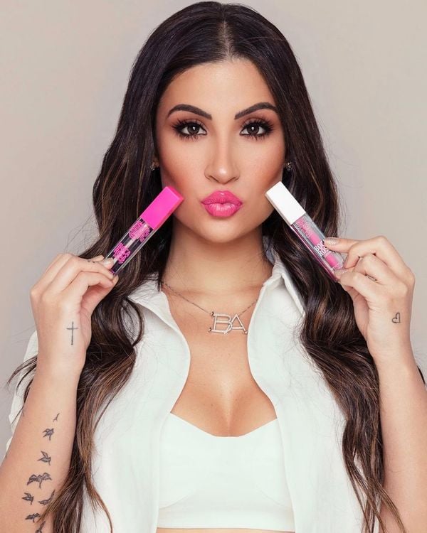 Bianca Andrade, dona da marca de maquiagens 'Boca Rosa Beaty' também entrou na onda. . Crédito: Divulgação