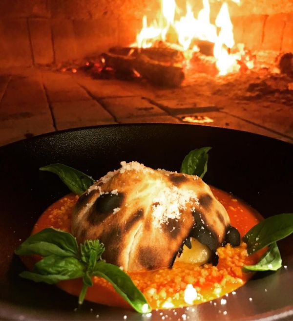 Burrata da Forneria Preferito. Crédito: Preferito/Divulgação
