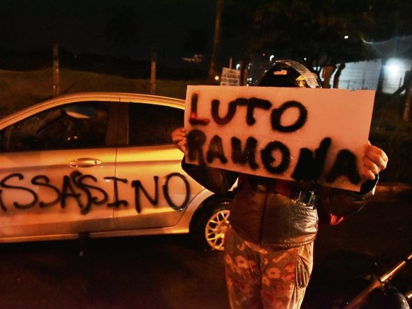 Motoboys protestam por morte de Ramona, atropelada em Vila Velha por um motorista embriagado por Fernando Madeira