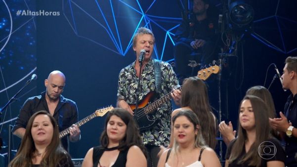 O cantor Vinny se apresentou em janeiro no