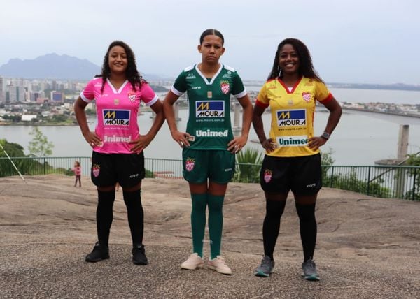 Uniformes de goleira 2020 do Vila Nova-ES por Marlyson Tadino/Divulgação