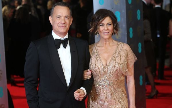Tom Hanks e sua mulher Rita Wilson