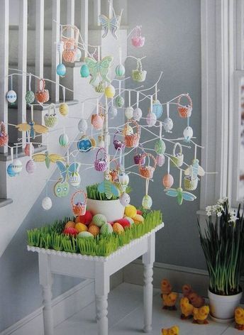 Ideias para decorar a casa na Páscoa por Pinterest