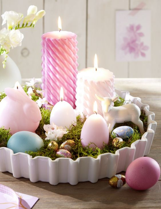 Ideias para decorar a casa na Páscoa por Pinterest