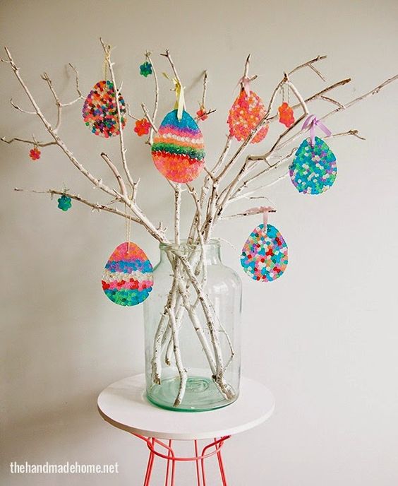 Ideias para decorar a casa na Páscoa por Pinterest