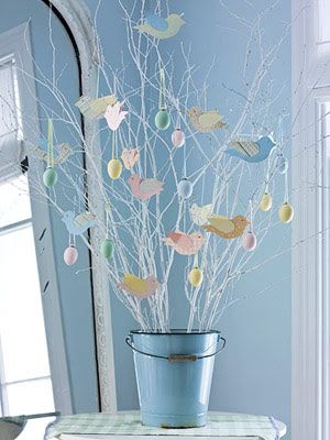 Ideias para decorar a casa na Páscoa por Pinterest