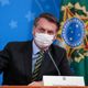 Presidente Jair Bolsonaro em entrevista coletiva em que falou do coronavírus