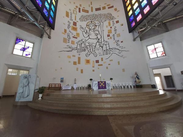 A Paróquia Bom Pastor, em Campo Grande, a única que tem um santuário em Cariacica, suspendeu suas atividades por conta própria