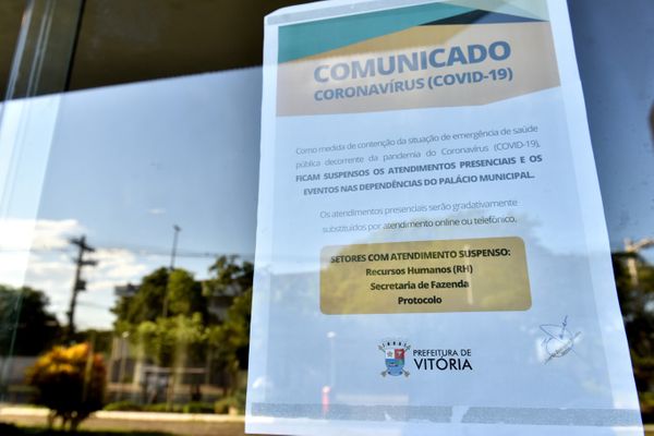 Data: 19/03/2020 - ES - Vitória - Prefeitura de Vitória - Os efeitos do coronavírus na Grande Vitória - Editoria: Cidades - Foto: Fernando Madeira - GZ por Fernando Madeira