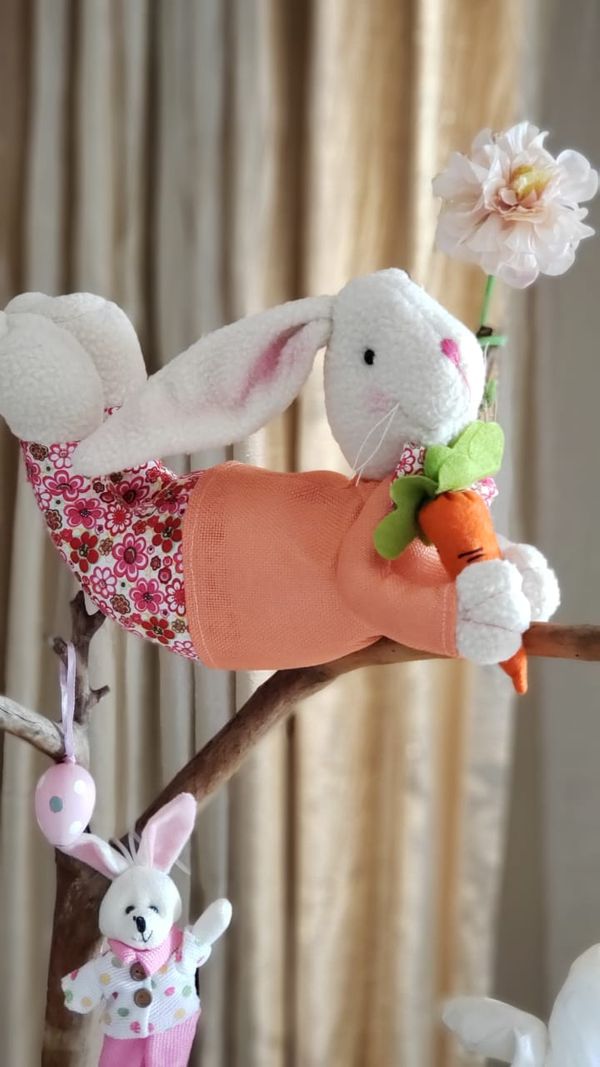 Decoração de Páscoa por Reprodução/Instagram/Cristiano Andrade