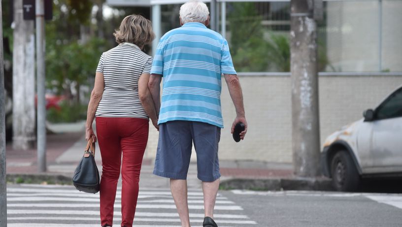Casal de idosos em Vitória