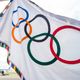 Bandeira das Olimpíadas em Tóquio, Japão, após o anúncio de que o país vai sediar os jogos de 2020