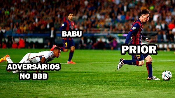 Memes de Babu e Prior ganham a internet por Reprodução/Internet