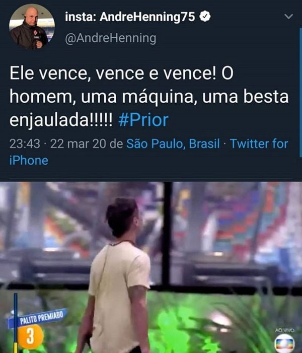 Memes de Babu e Prior ganham a internet por Reprodução/Internet