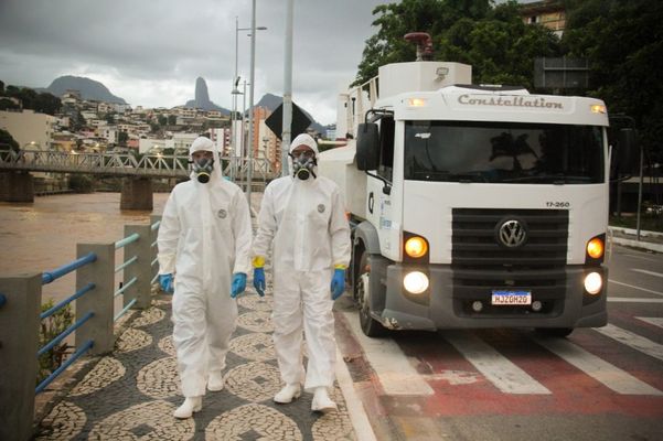 Aplicação do hipoclorito de sódio em Cachoeiro de Itapemirim