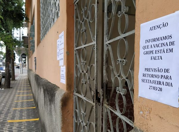 Vacinação contra gripe está temporariamente suspensa em Colatina. Crédito: Alessandro Bacheti