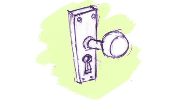 Illustration of Amarildo - door knob